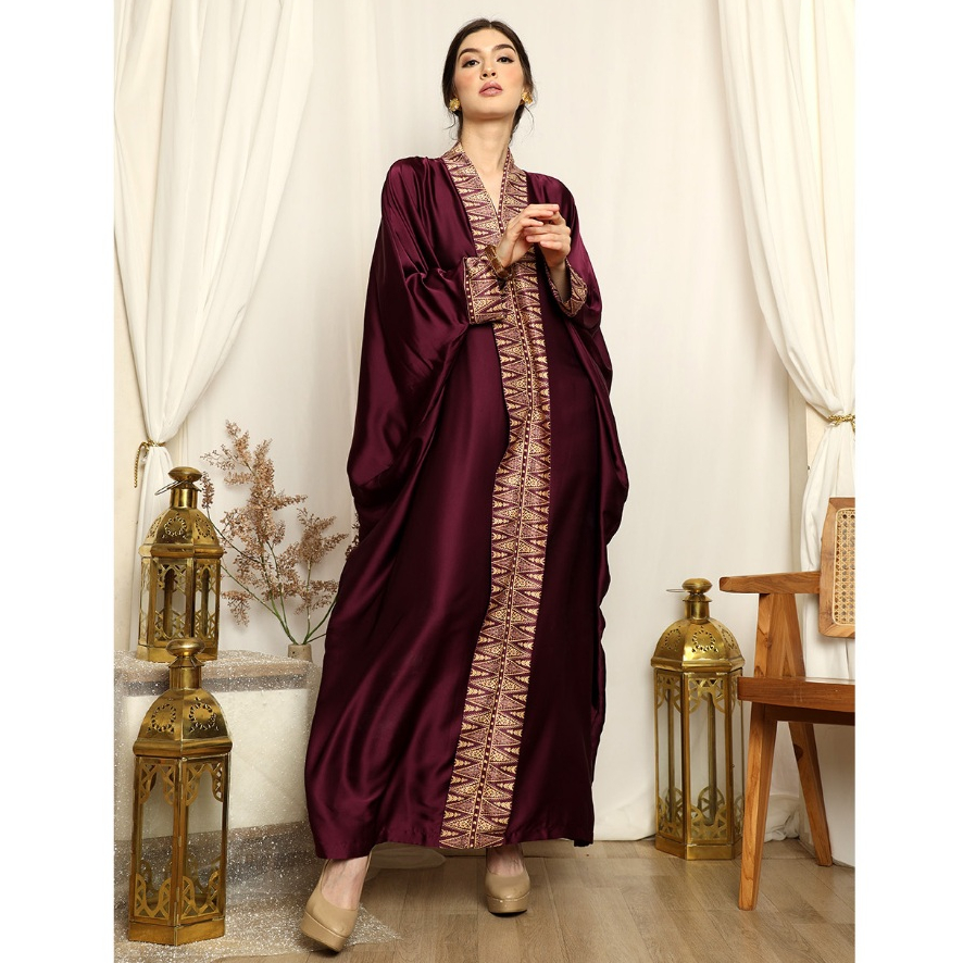 Kanzi Collection Long Sleeve Songket Kaftan