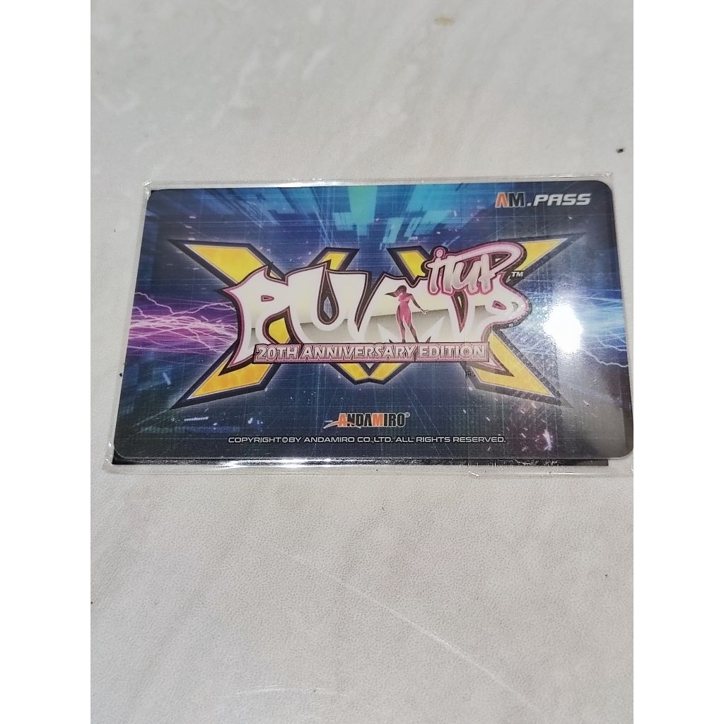 AM PASS andamiro pump it up card