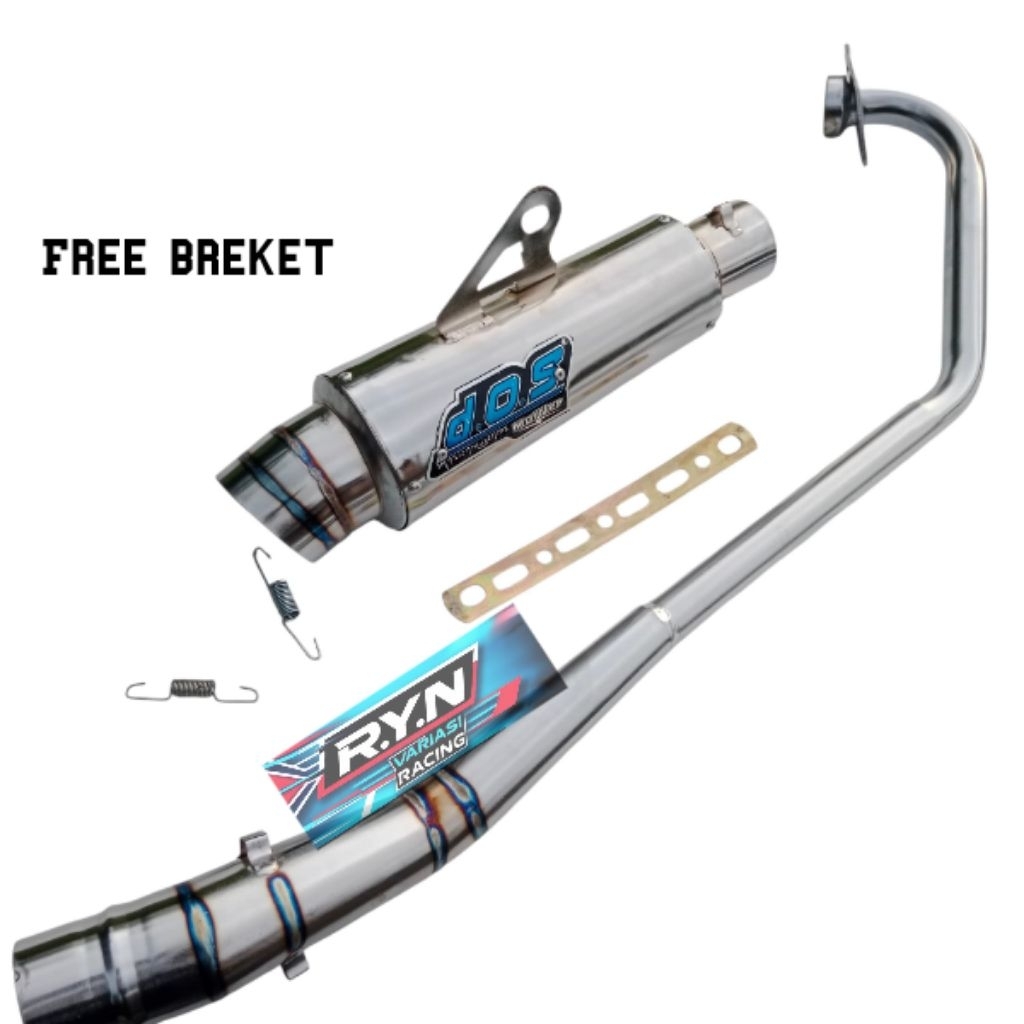 Knalpot Racing DOS FULL BASS Satria Fu 150 Jupiter MX old Jupiter MX NEW 135