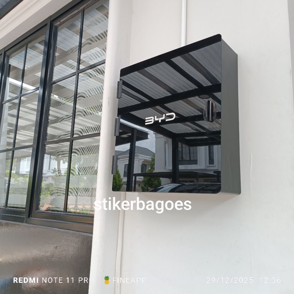 Akrilik Box Kotak Cover Penutup Panel Listrik Pelindung Penyimpanan EV Wall Charger Charger Portable