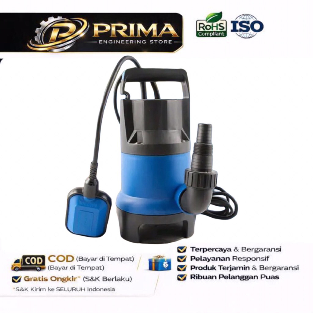 Pompa Celup Kolam Ikan Koi MC PUMP SMC-Q550B3 Manual Submersible Pump