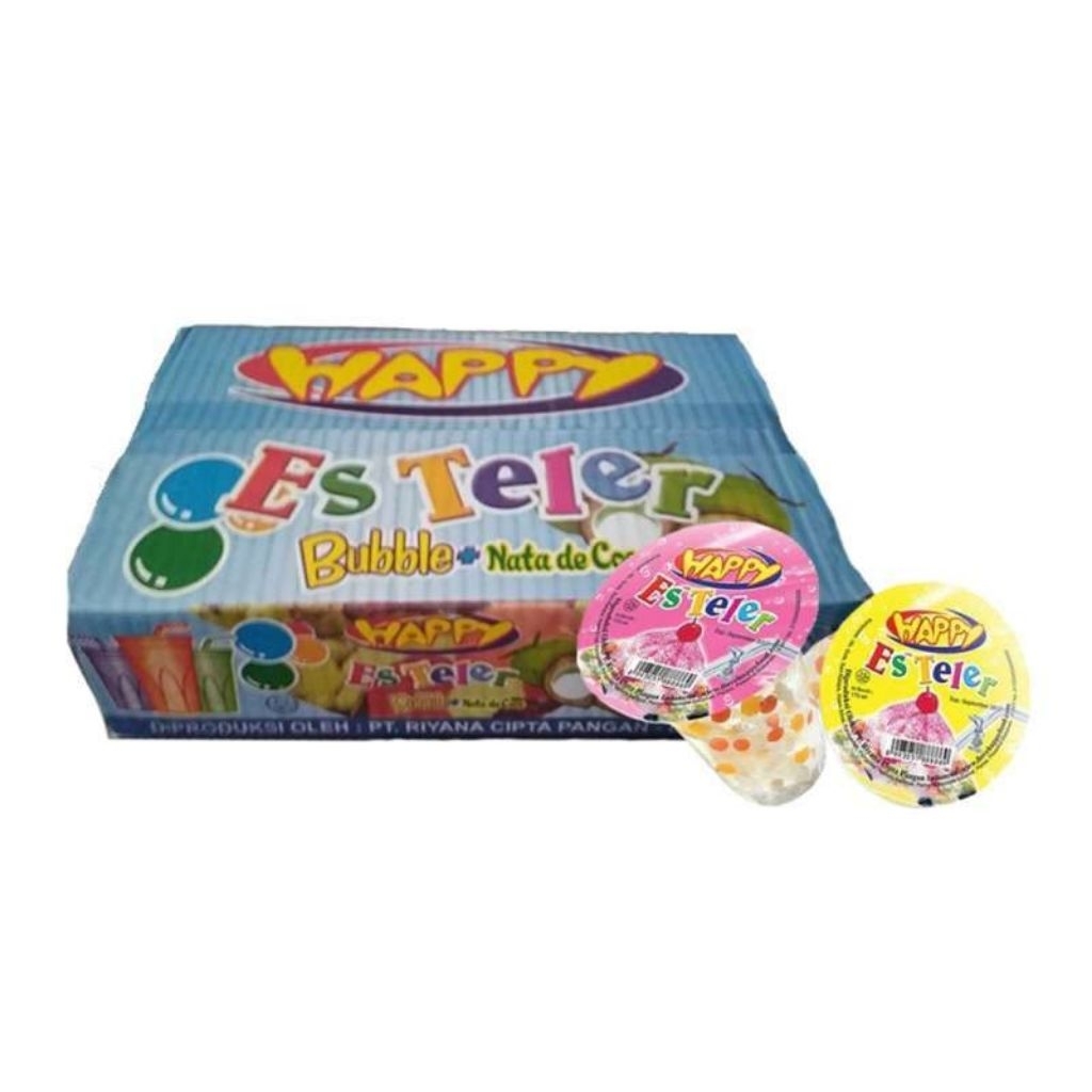 HAPPY ES TELER CUP 140ML X 24 (1 DUS)