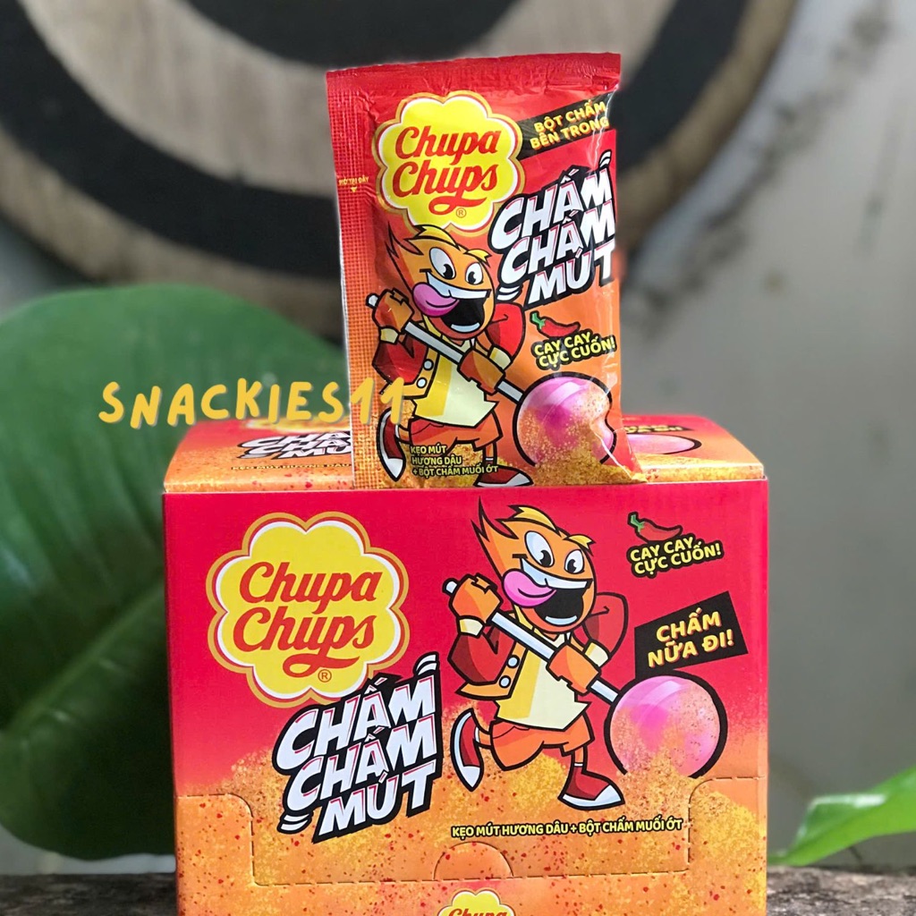 Chupa Chups Permen Rujak Strawberry Lollipop