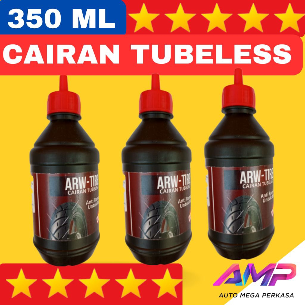 CAIRAN TAMBAL BAN TUBELESS ANTI RANJAU 350ML ARW TIRE CAIRAN BAN TUBELESS MOTOR