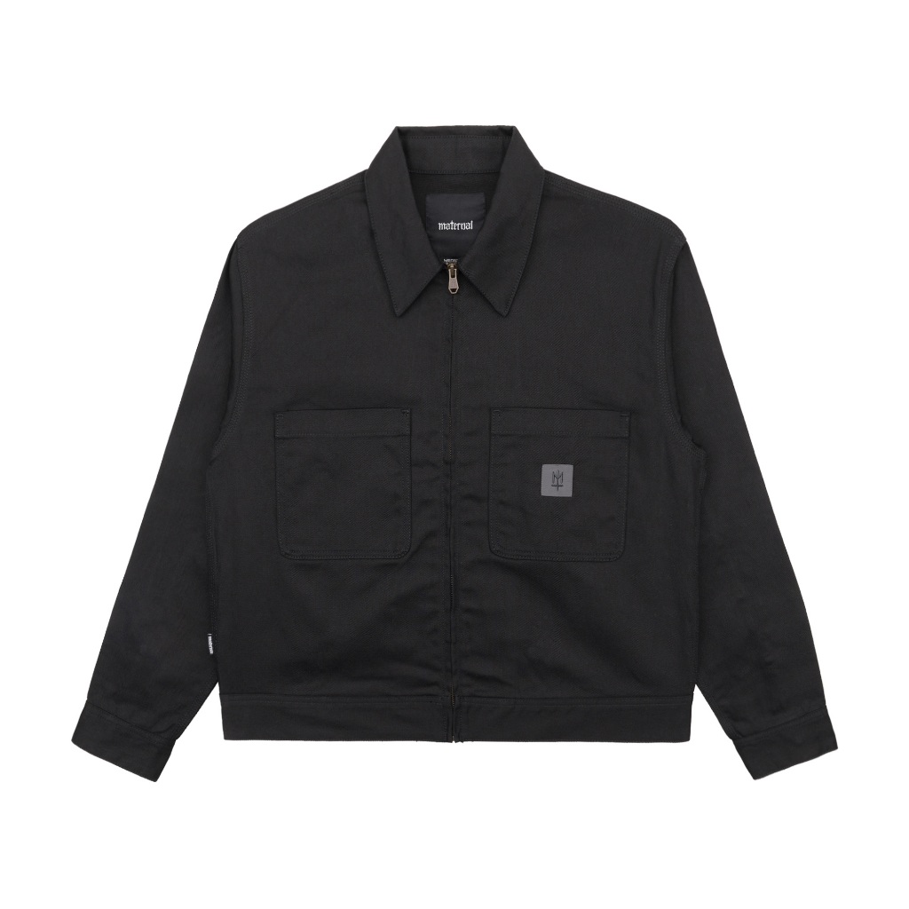 BEDREG Imperat MATERNAL DISASTER BLACK TWILL TRUCKER WORK JACKET