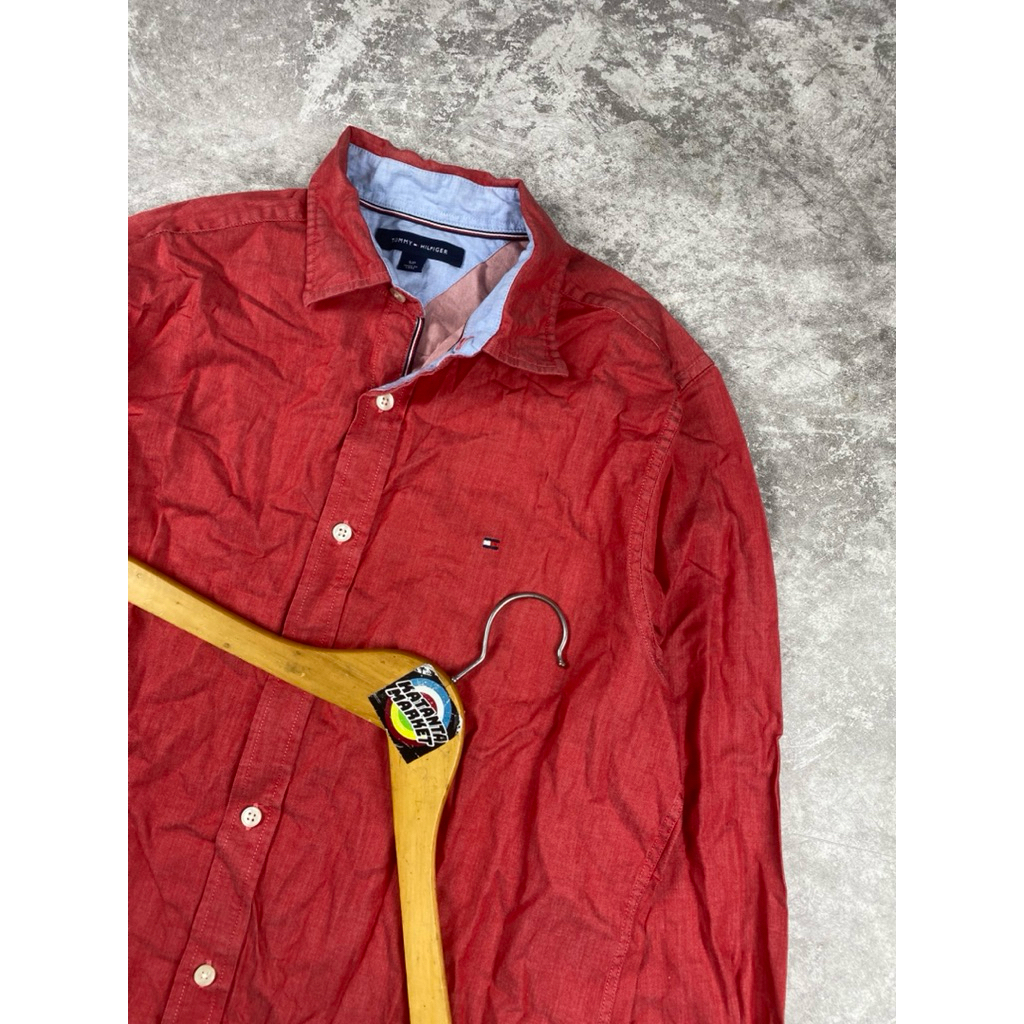 tommy hillfiger original oxford long shirt