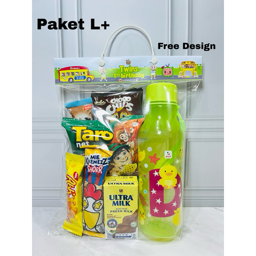 Paket Snack Ulang Tahun anak / goodie bag ulang tahun / souvenir ulang tahun