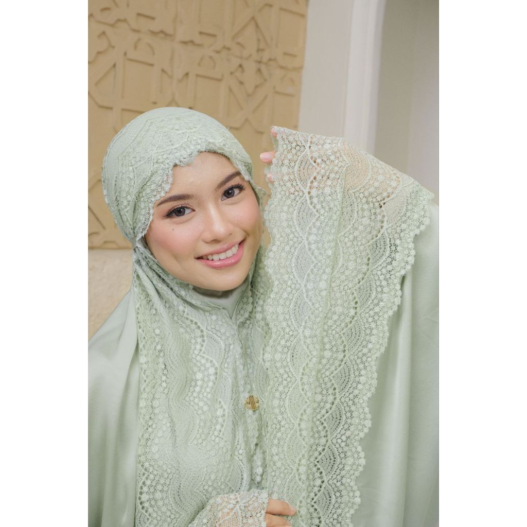 Mukena Mewah Jumbo Aisha Mecca Madeena free box