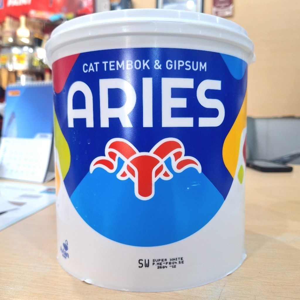 Kemasan Baru Aries Cat Tembok 5kg ekonomis