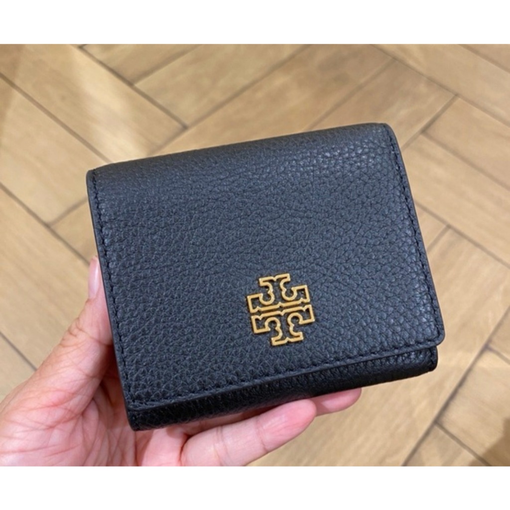 Dompet Wanita Branded TB Britten Compact Wallett Black ORIGINAL