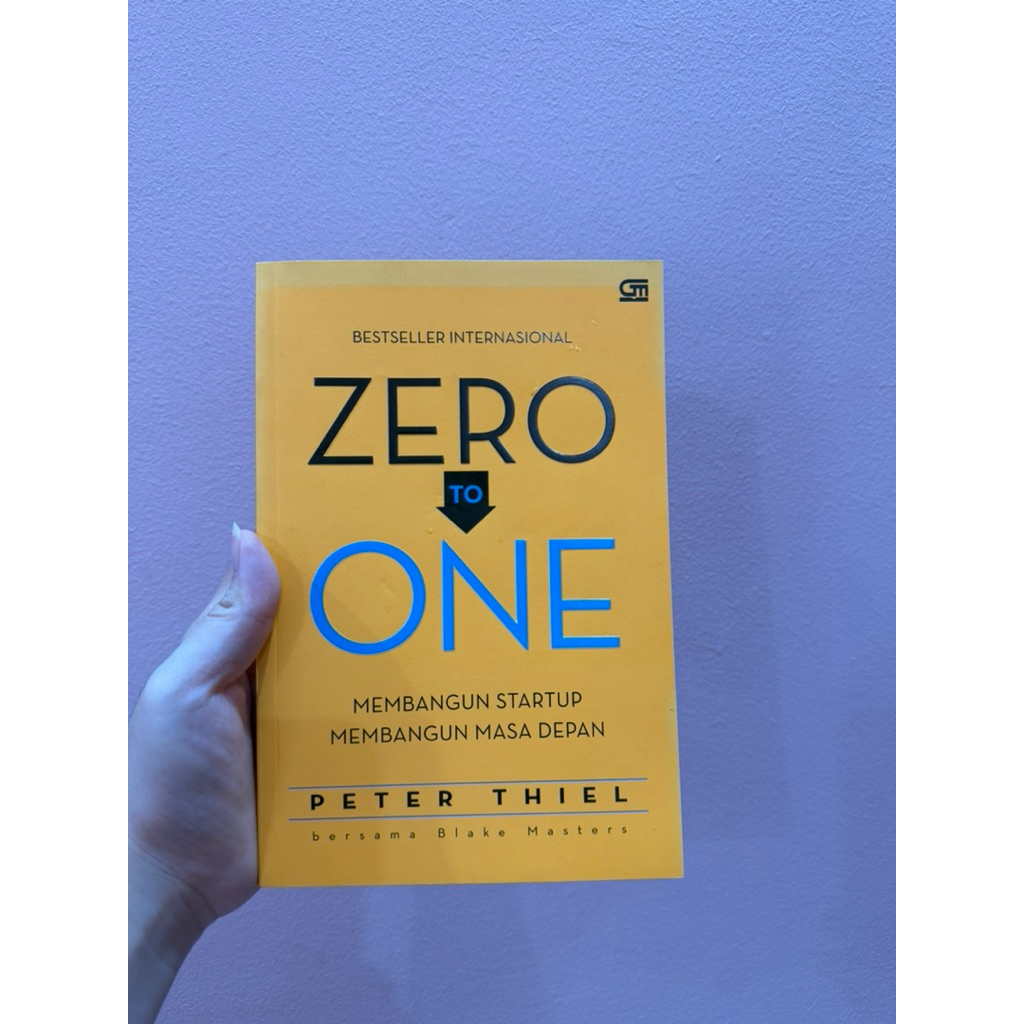 PRELOVED BUKU ORIGINAL ZERO TO ONE