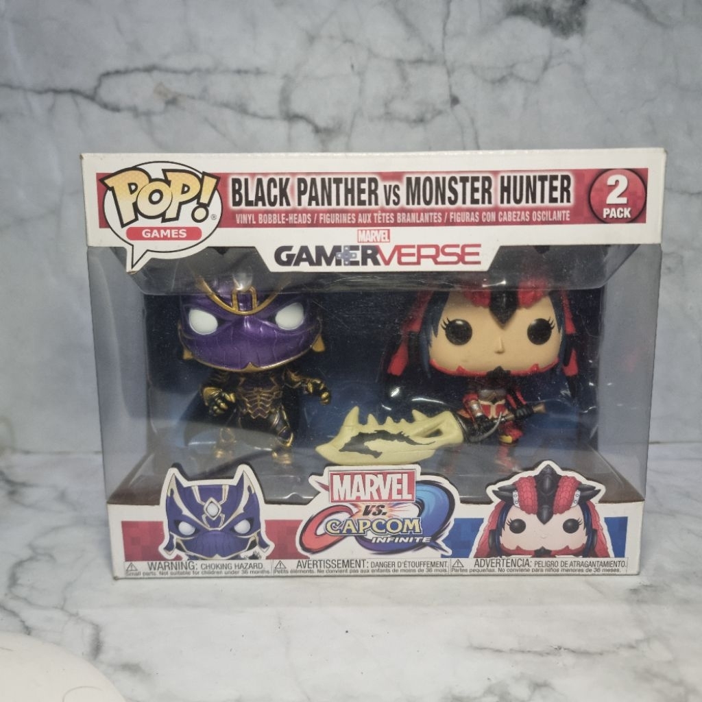 Funko Pop Marvel, Black Panther & Monster Hunter #2