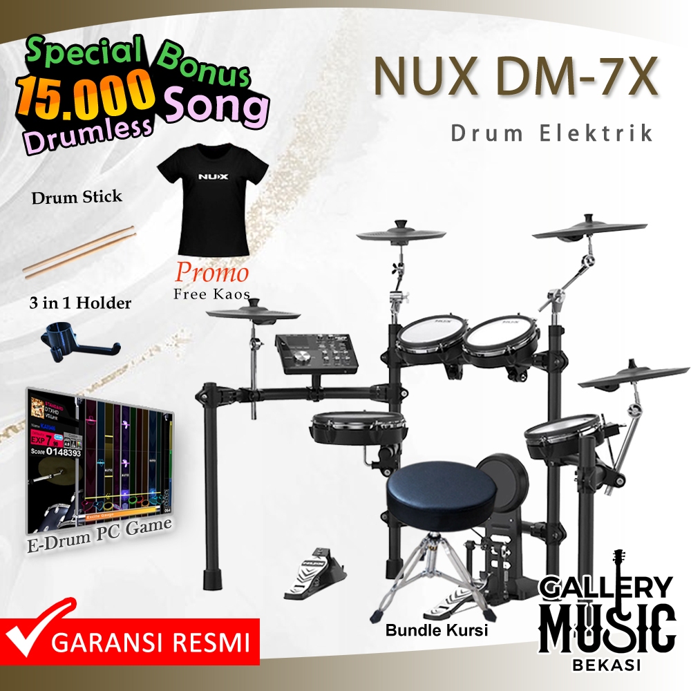 NUX DM 7X Drum Elektrik / DM7X / DM7 X Electric Drum