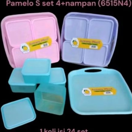 LEMONY PLAST TOPLES PLASTIK SET ISI 4 PCS + NAMPAN PILIHAN KUALITAS TERBAIK | TOPLES SERBAGUNA | TOP