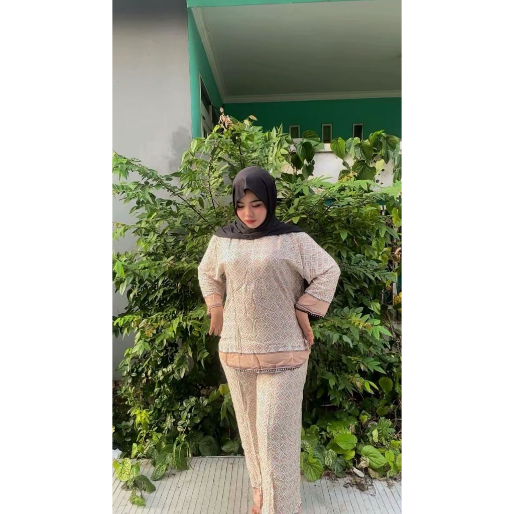 ONE SET RAYON ONE SET PAJAMAS CELANA KULOT STELAN WANITA PIYAMA TIE DYE RAYON ONE SET PIYAMA TIE DYE