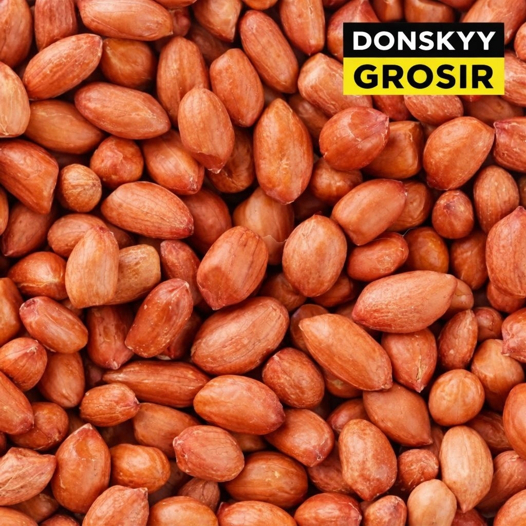 KACANG TANAH SUPER 1KG MERAH BESAR/KECIL | KACANG TANAH KULIT ARI MENTAH 1 KG Merah Besar/Kecil -  G