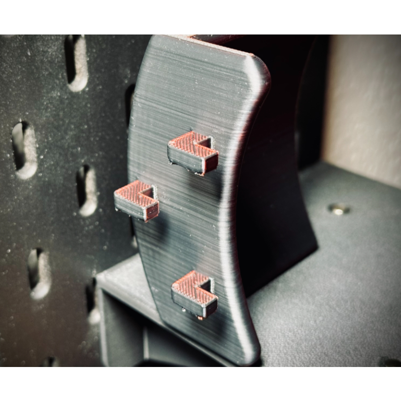 Gantungan Headphone SKADIS – Hook Pegboard Minimalis & Kokoh