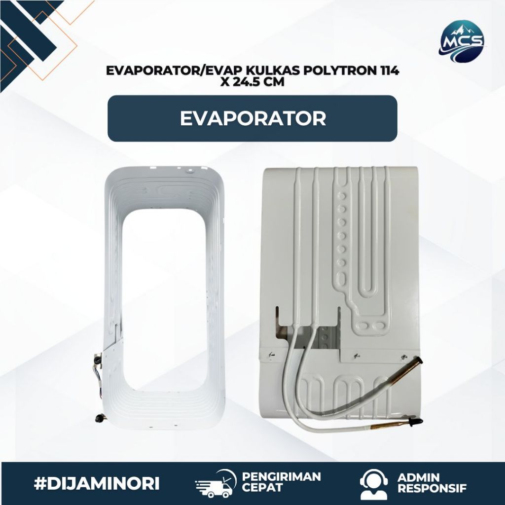 Evaporator Kulkas 1 Pintu Polytron 114 x24,5/Evap kulkas 1 Pintu polytron 114 x 24.5cm/Epap Polytron