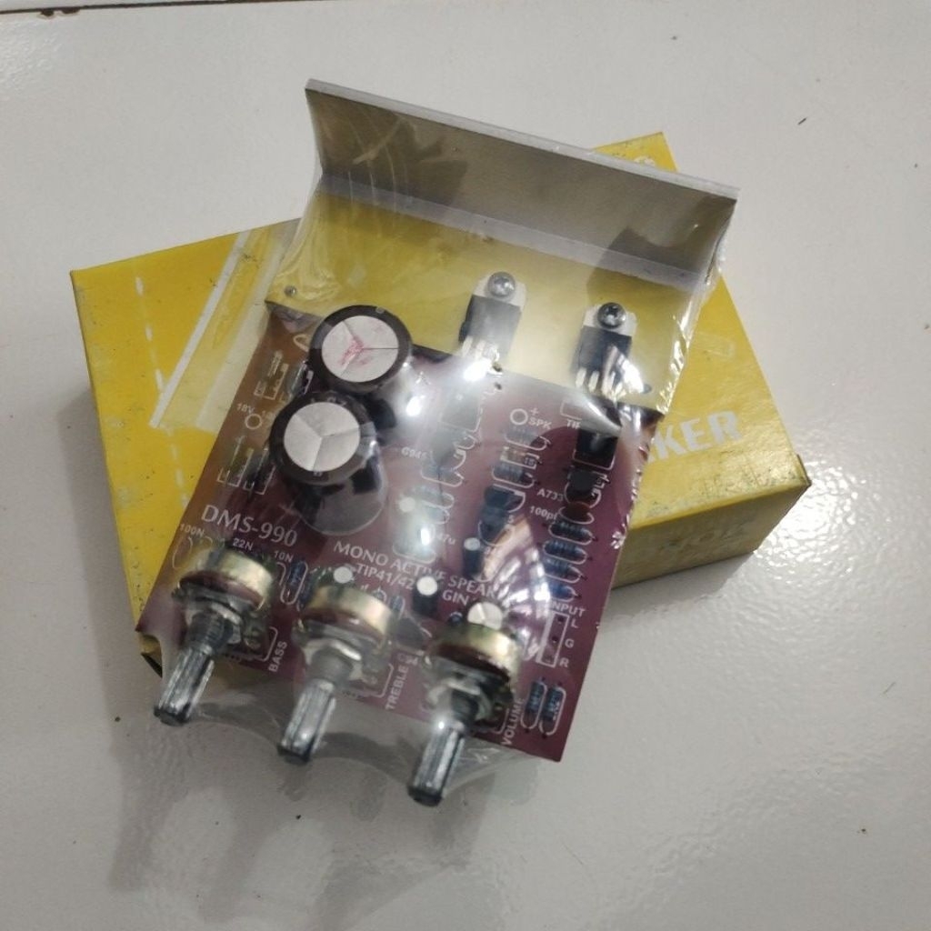 KIT POWER AKTIF MONO DMS-990 dengan TIP41 dan TIP42 untuk Sistem Audio Berkualitas Tinggi