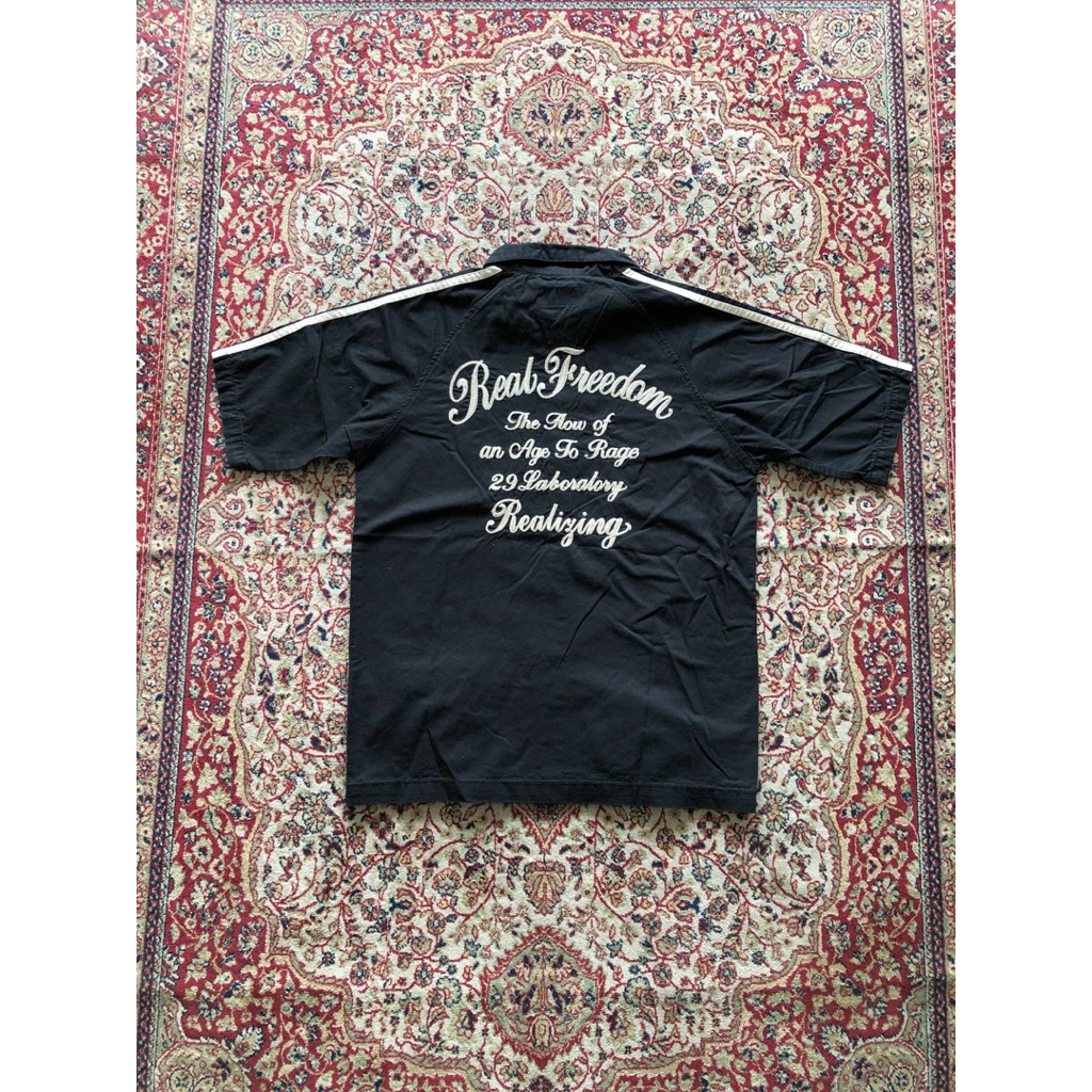 Kemeja Real freedom bowling shirt Vintage Bowlimg shirt HH738