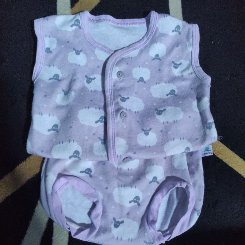 SET BAJU BAYI LITTLE OWL (PERNAH DIPAKAI-PL)