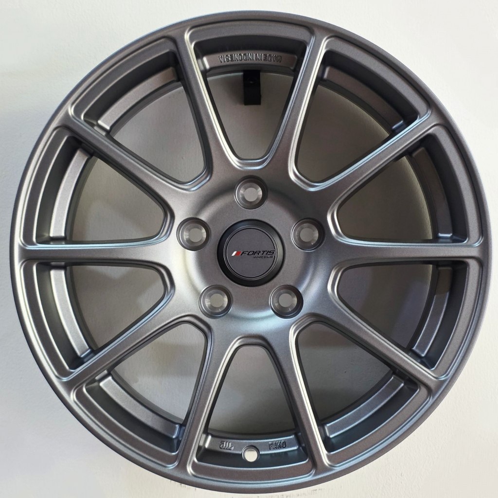 VELG MOBIL ORIGINAL FORTIS WHEELS BY PAKO RCX KALIMUTU R16 x 7 5H 100 ET 42 MAGNESIUM SILVER - SIENT