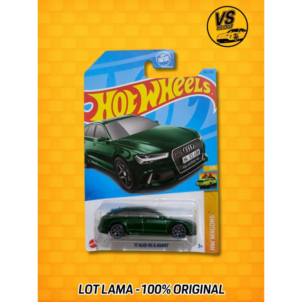HOT WHEELS AUDI RS6 AVANT GREEN