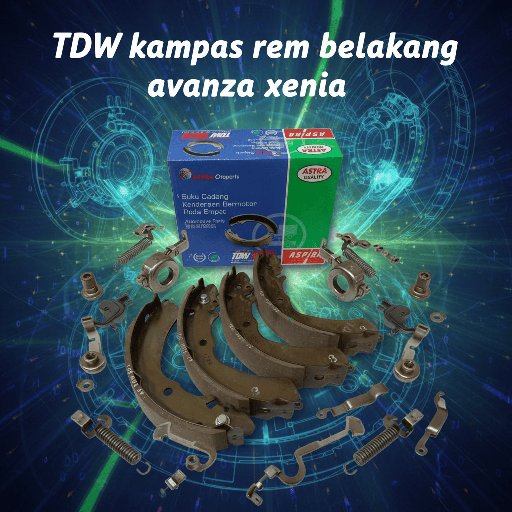 TDW Kampas Rem Belakang Avanza Xenia 2003–Sekarang Original