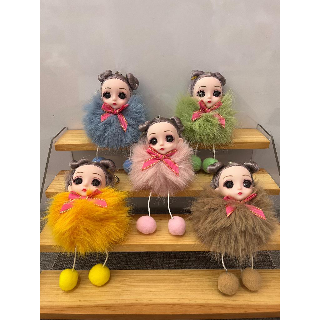 GANCI PLUSHIE BONEKA BARBIE POM-POM LUCU