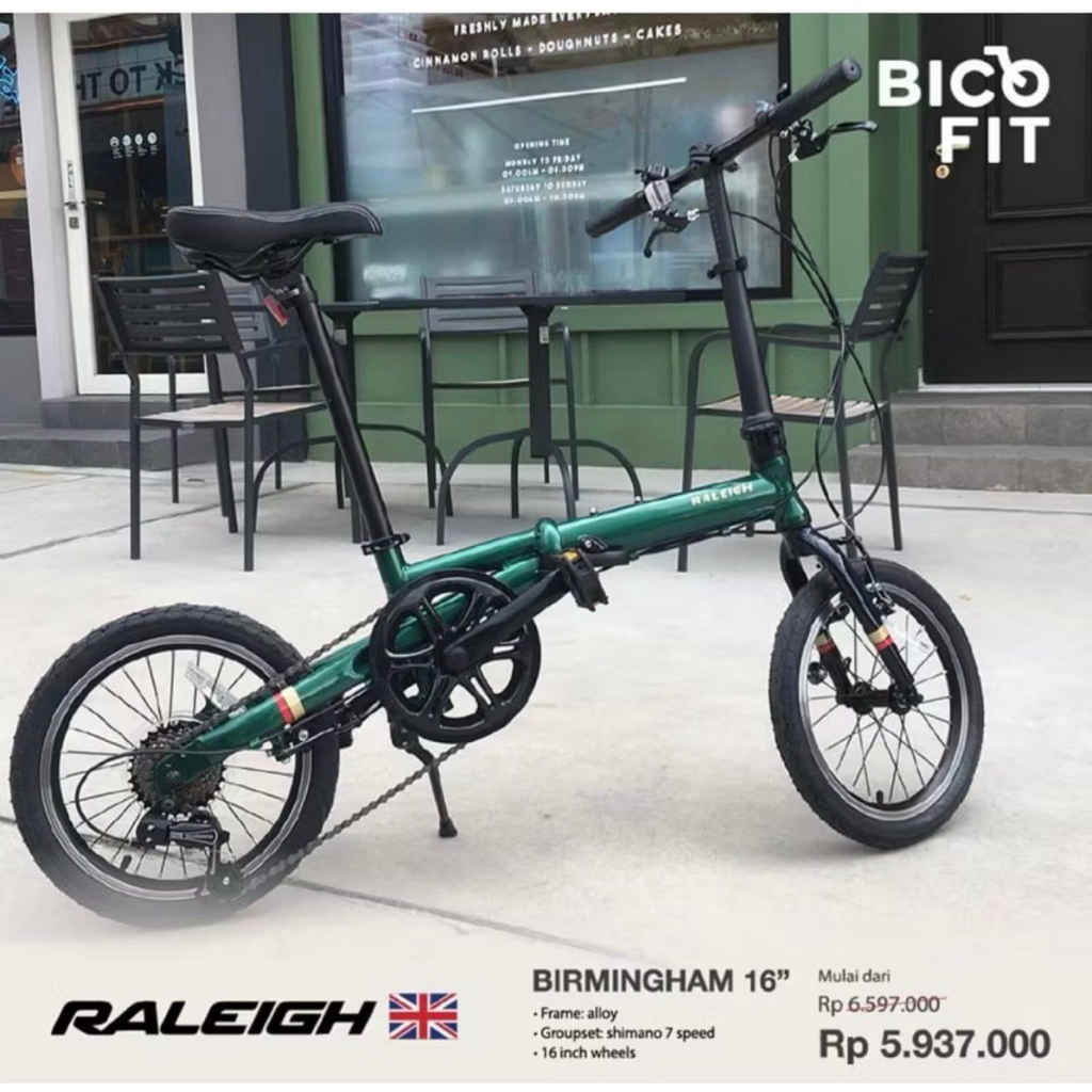 SEPEDA LIPAT MURAH - HABIS BRAND INGGRIS - RALEIGH BIRMINGHAM