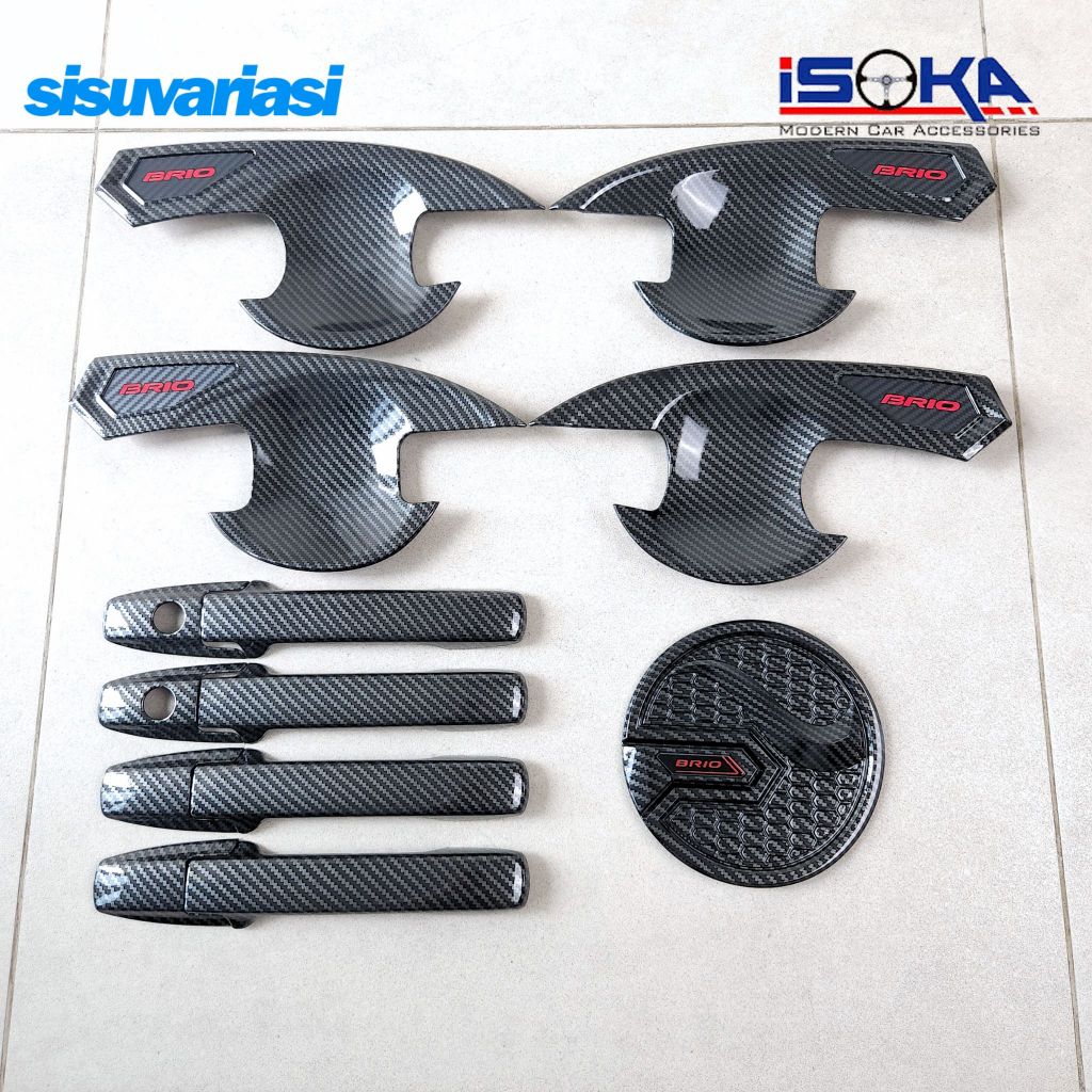Honda Brio Satya RS 2023 2024 2025 2026 Garnish Paket Tank Cover Handle Outer Mangkok Pintu