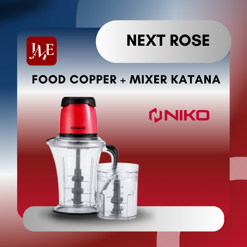 Niko Food Chopper Katana Next Rose