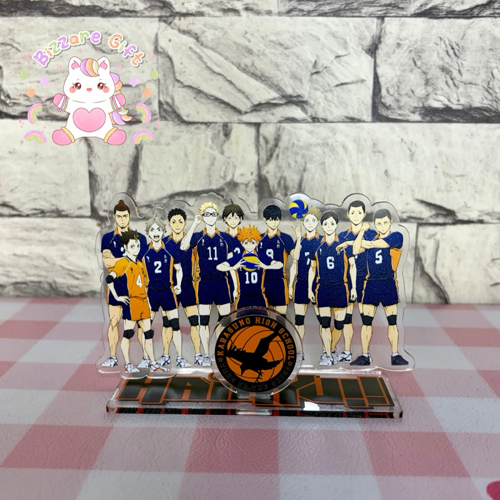 Standee Haikyuu Akrilik Anime Karasuno Kageyama Tsukishima Shoyo