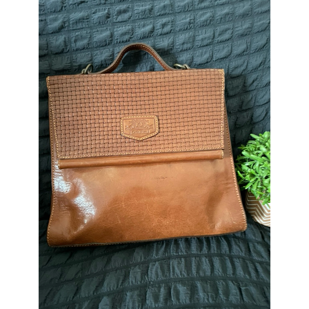 Carlo Rino Vintage Leather Bag Tas Selempang Wanita Kulit Asli