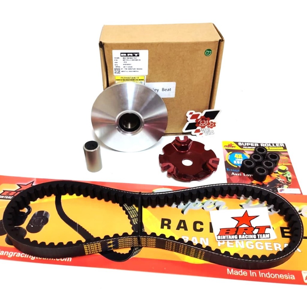PAKET RUMAH PULLY + VBELT + ROLLER BRT BEAT FI ESP SCOOPY FI ESP VARIO 110 FI ESP BEAT POP BEAT STRE