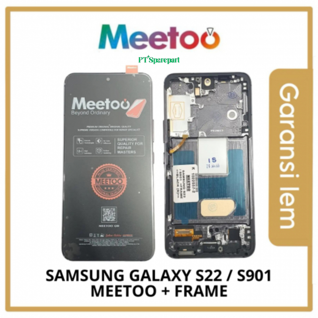 LCD Touchscreen Fullset Frame Samsung S22 / S901 WITH FRAME