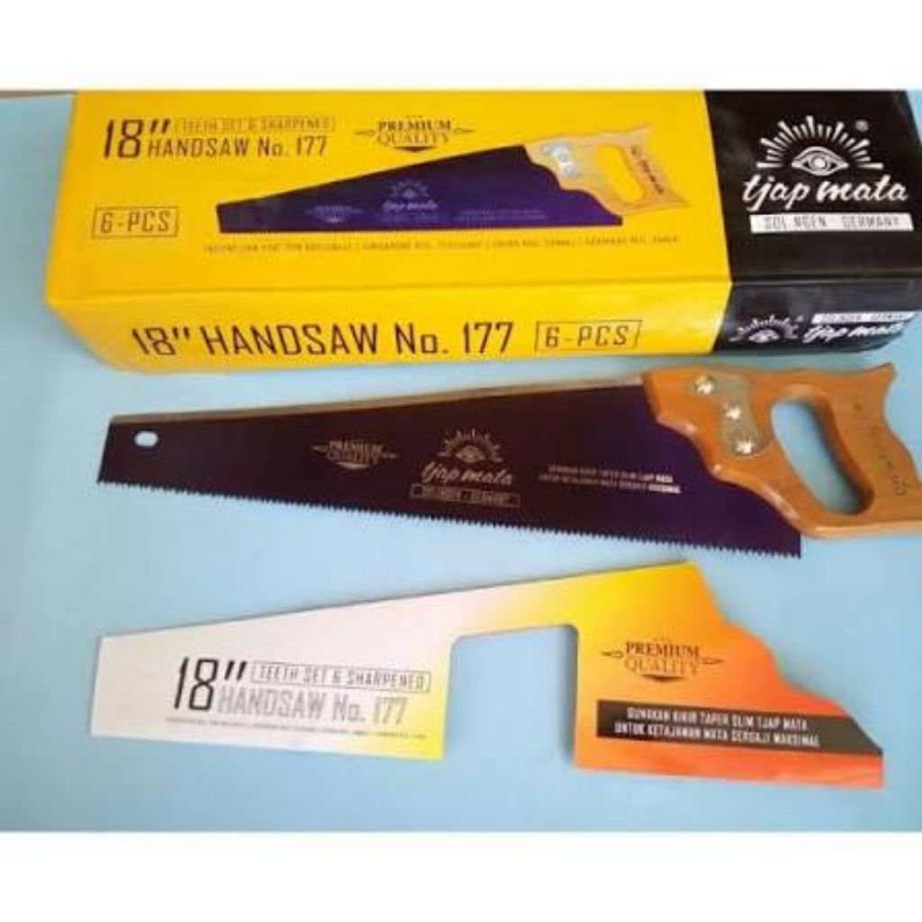 Gergaji kayu cap mata original 18" inci