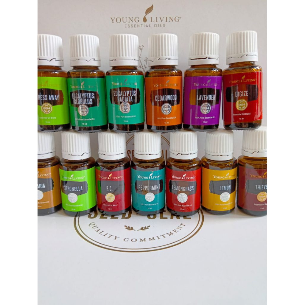 YL 15ml peppermint oil young living,lemon oil young living,lavender oil young living,rc oil young li