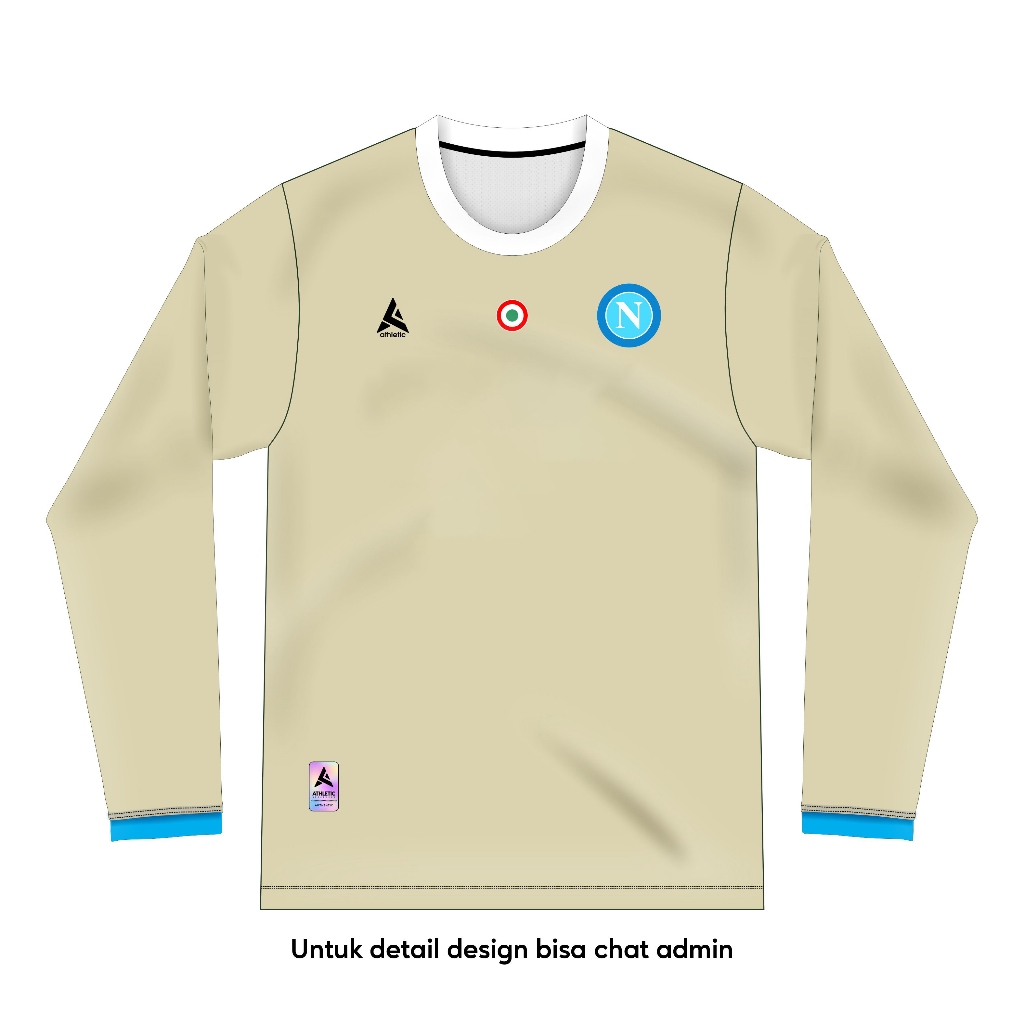 ATHLETIC SPORTWEAR - Jersey Vintage Bola Fantasy Napoli GK 2020-21 Fullprinting Casual - Atasan