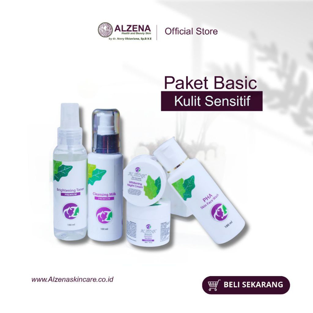 PAKET BASIC ACNE||JERAWAT  - Alzena Skincare