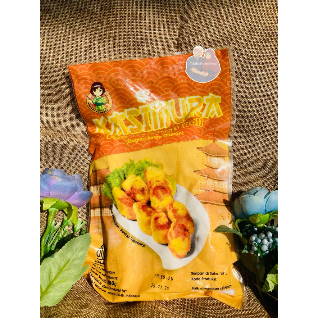 Kasimura Egg Chicken Roll isi 3 lonjor halal enak