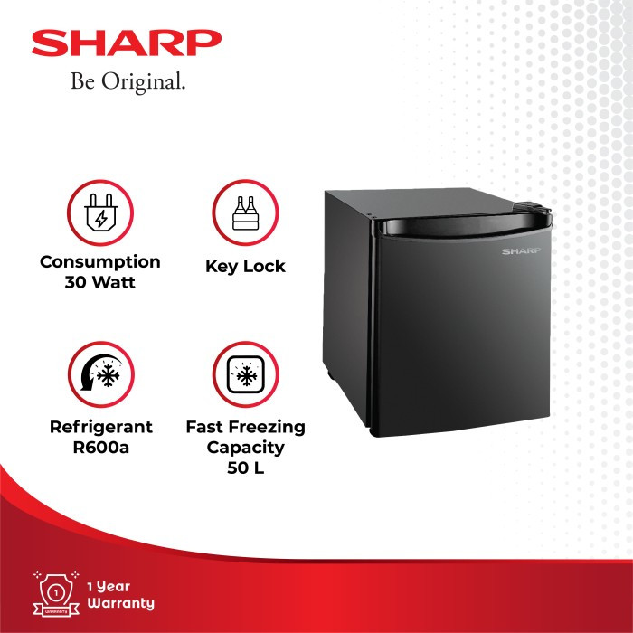 Sharp Kulkas Mini Bar SJ-50MB-XB