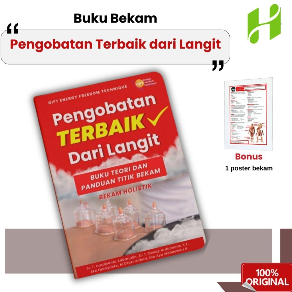 Buku bekam pengobatan terbaik dari langit / Buku terapi bekam / Buku GMI