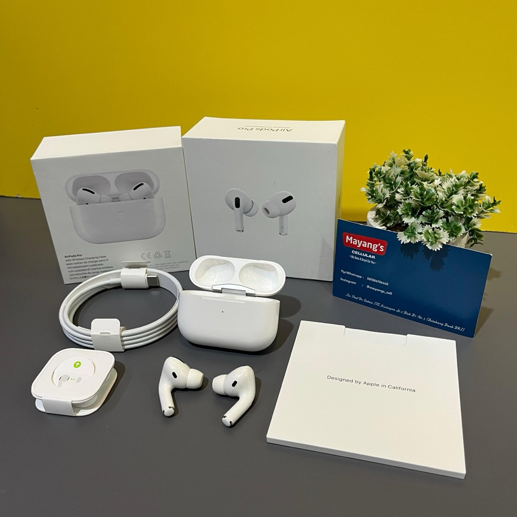 Bekas airpods Pro Gen 1 Wireless charging case - Fullset Original