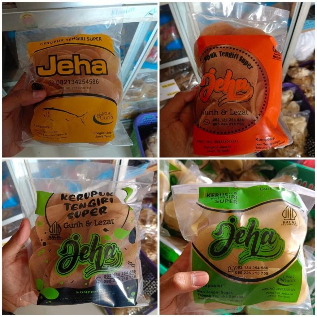 (OLEH-OLEH KHAS JEPARA) KERUPUK TENGIRI SUPER CAP JEHA