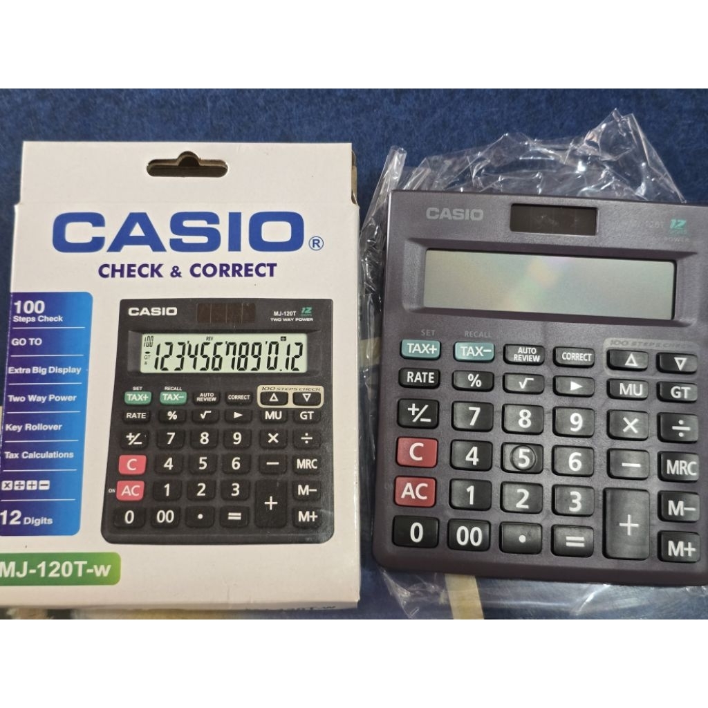 Kalkulator CASIO MJ-120T-W Casio MJ 120T W