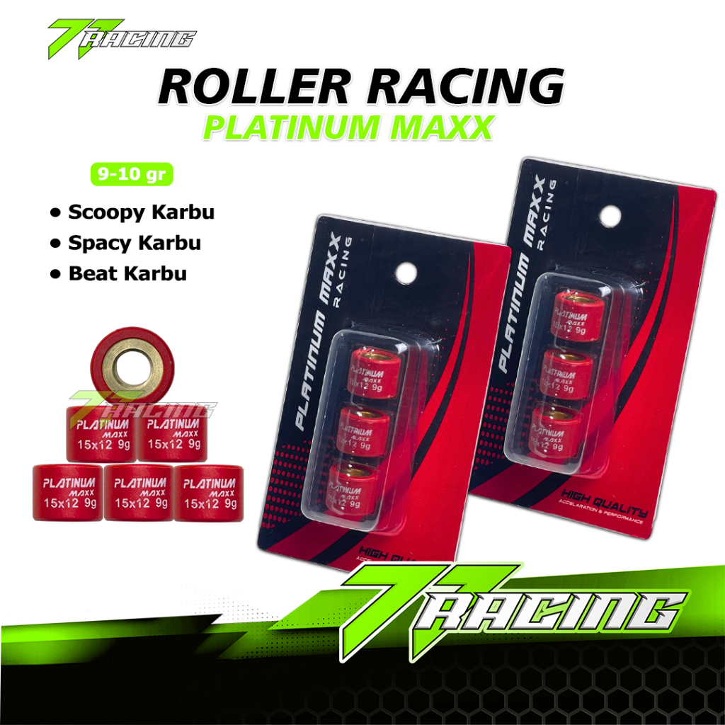 ROLLER PLATINUM BEAT KARBU – SCOOPY KARBU ROLER RACING TEFLON ROLER PLATINUM SCOOPY BEAT KARBU FI ES
