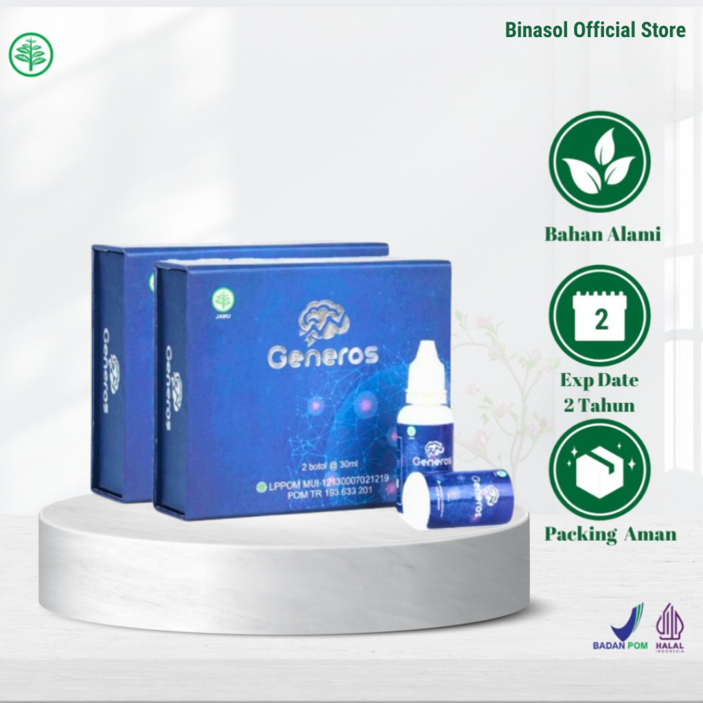 Generos Multivitamin Untuk Kecerdaskan Otak Anak Dan Menjaga Kesehatan Tubuh Anak