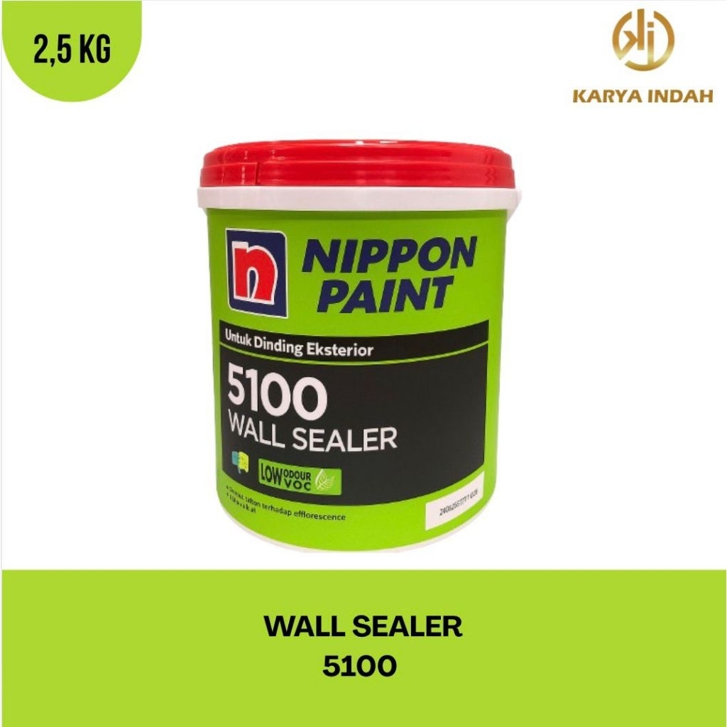 CAT DASAR DINDING EKSTERIOR 5100 NIPPON PAINT (2,5 KG)