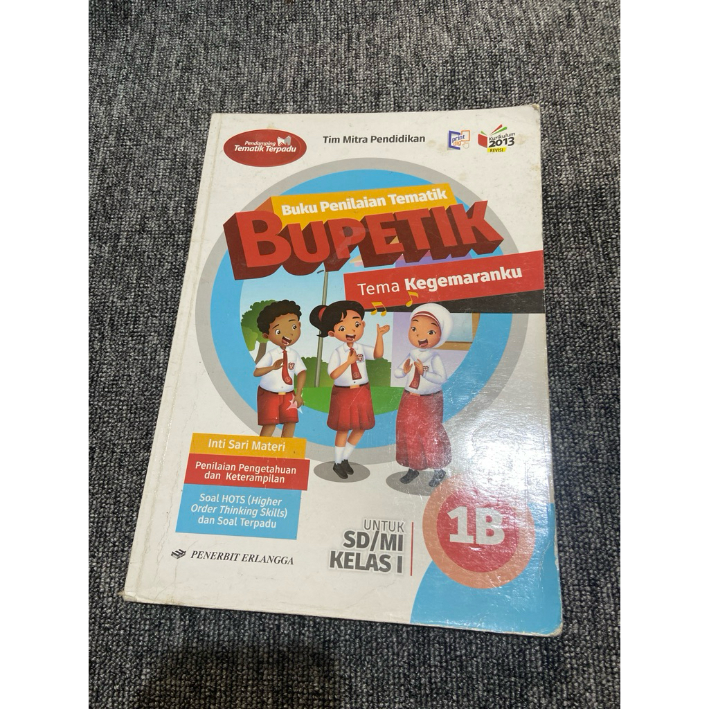Bupetik buku penilaian tematik sd kelas 1B